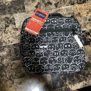 Jansport Black and White Cat Face Backpack